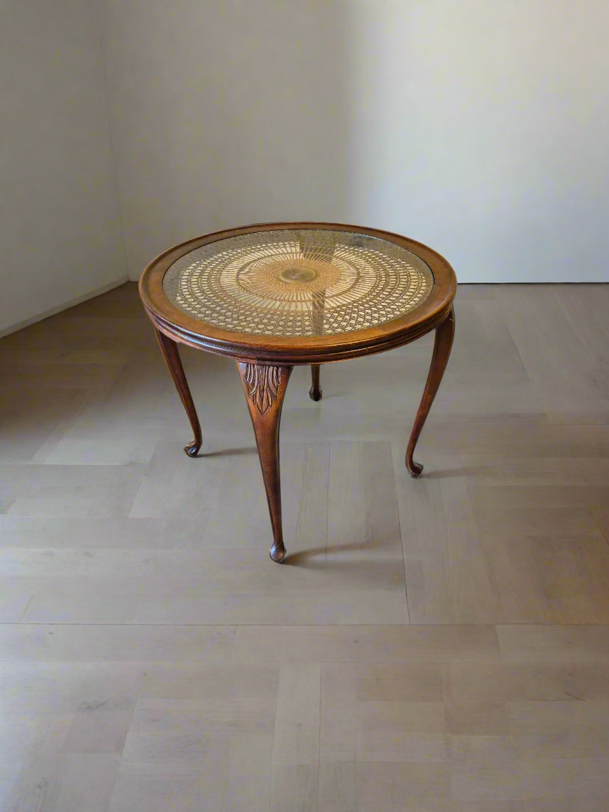 'Rodange' Round Oakwood Coffee Table