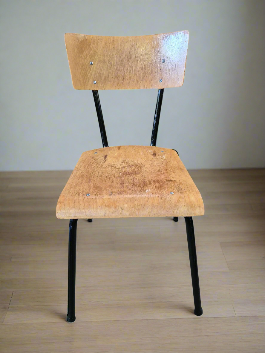 'London' Vintage Wooden Choir Chair