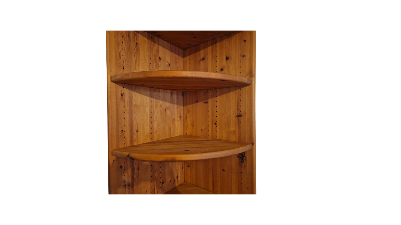 Arsdorf - Solid Wood Corner Bookcase