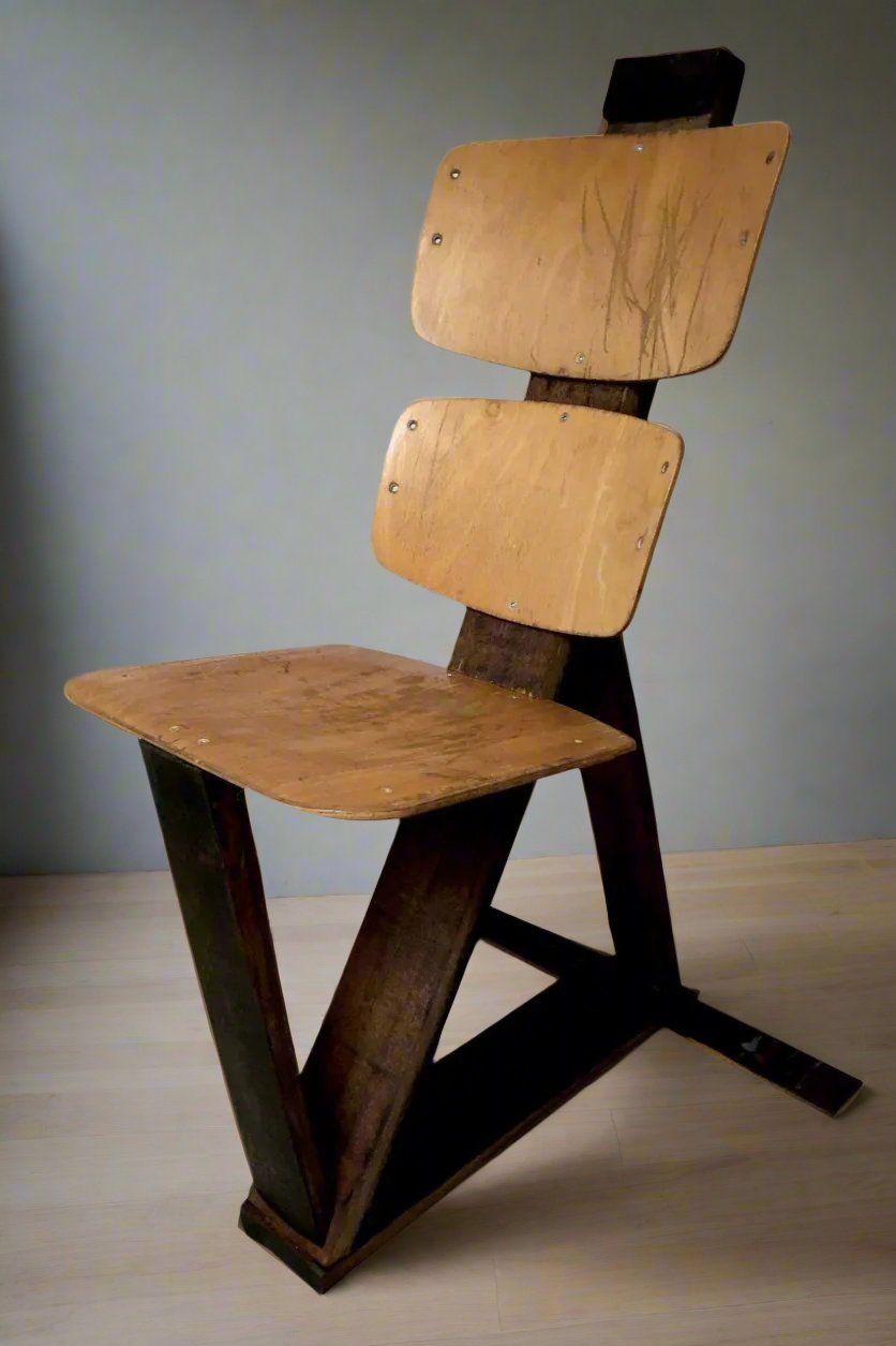 'Saarbrücken' - solid oakwood chair