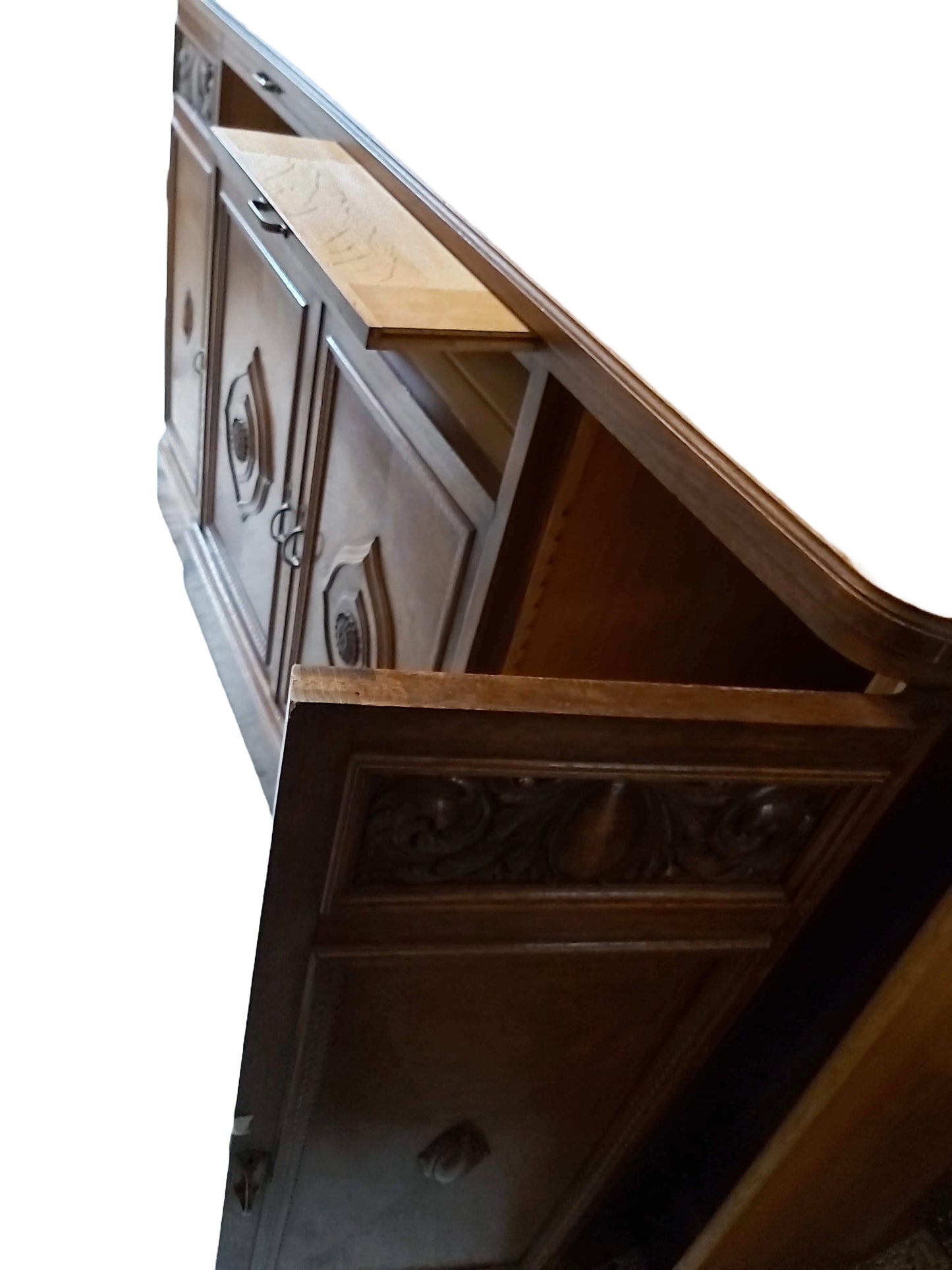 'Brandenbourg' - Solid Wood Grand Bibliothèque Cabinet