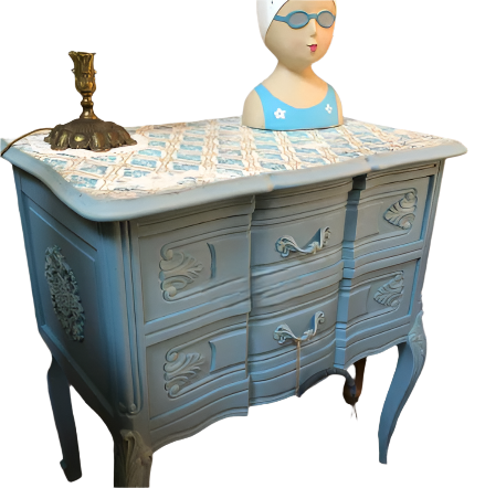 'Beckerich' Blue Chest of Drawers